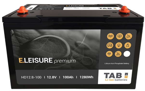 TAB HD12.8-100 Premium SOC Battery 12,8V 100Ah 1280Wh