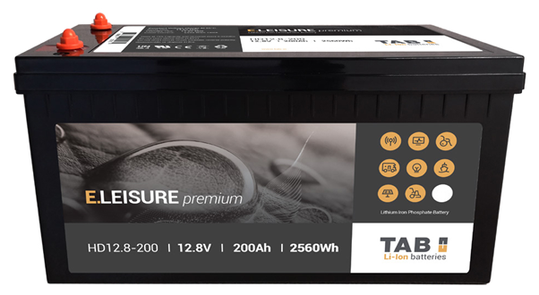 TAB HD12- 200 Premium SOC Battery 12,8V 200Ah 2560Wh