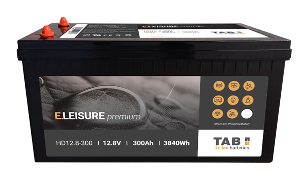 TAB HD12-300 Premium SOC Battery 12,8V 300Ah 3840Wh