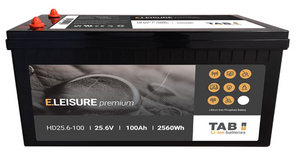 TAB HD24 -100 Premium SOC Battery 25,6V 100Ah 2560Wh